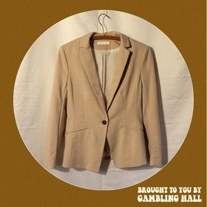 soft tan blazer